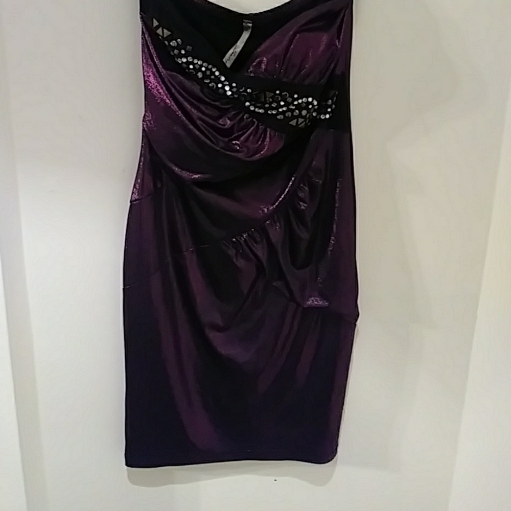 Purple Bodycon Dress